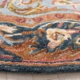 thumbnail image 3 of SAFAVIEH Savonnerie Cady Oriental Area Rug, Navy/Pink, 6' x 6' Round, 3 of 10
