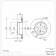 thumbnail image 2 of Rear Dynamic Friction Company GEOSPEC Coated Brake Rotor 604-31143 (1) For 2007-2018 BMW X5, 2008-2019 BMW X6, 2 of 2