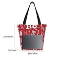 thumbnail image 3 of Bingfone Ho Pattern Funny Christmas Women Shoulder Tote Bags Casual Bag Ladies Shopping Handbag, 3 of 7