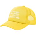 thumbnail image 2 of If You Met My Family, You'd Understand Mesh Hat Men Women Baseball Cap Trucker Hat Funny Cap, 2 of 7