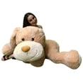 thumbnail image 3 of Big Plush Soft Giant Stuffed Animals & Plush Toys, Puppy Dog Cream Color, 5', 3 of 18