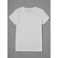 thumbnail image 2 of T-Shirt Graphique pour Filles - Design Bonjour Deuxième Année avec Cœurs - Tenue de Rentrée - Haut en Coton Extensible pour Enfants - T-Shirt Doux pour Tous les Jours pour les Rendez-Vous en Classe, Tee Lavable en Machine, 2 of 7