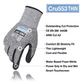 thumbnail image 6 of DEXFIT CRU553 Thin Grey Level 5 Cut Protection Work Gloves (Firm Grip, Durable, Large) - 1 Pair, 6 of 6