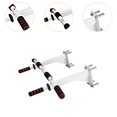 thumbnail image 6 of lacooooppia Chin up Bar Pull up Bar Wall Mounted Adjustable Wall Mount Easy to Install Portable for Strength Exercising Home Arms Outdoor White, 6 of 8