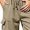 Beige, variant on Hzzrkos Women Casual Loose Solid Color High Waist Multi-Pocket Wide Leg Long Cargo Pants for Daily Street Style