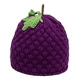 thumbnail image 2 of 1 Piece Knitted Beanie Trendy Fashion Lightweight Fruit Design Hat for Women Outdoor Activities, 2 of 9