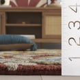 thumbnail image 5 of Safavieh Blossom Lennon Floral Wool Area Rug, Red/Multi, 8' x 10' Oval, 5 of 13