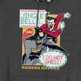 thumbnail image 2 of Batman The Animated Series Jingle Bells I Do Not Smell Unisex Adult Pull-Over Heather Hoodie,Black, 3X-Large, 2 of 3