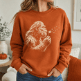 thumbnail image 2 of Gorilla Shirt, Dandelion Blowing Ape Sweatshirt, Vintage Wildlife Graphic Hoodie and T-Shirt, Funny Nature Lover Gift for Men and Women, 2 of 9