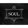 thumbnail image 2 of CAD Designs 14x12 Black Ornate Wood Framed with Double Matting Museum Art Print Titled - Soul Mates I, 2 of 4