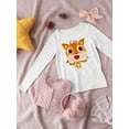 thumbnail image 3 of Cute Fox With Flags Long Sleeve Toddler -Image by Shutterstock,  3 Toddler, 3 of 4