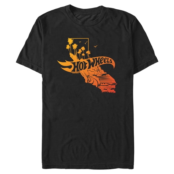 Mens Hot Wheels California Palm Trees T Shirt