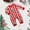 Baby, variant on Red and White Family Christmas Pajamas Matching Sets – Christmas Tree Print Long Sleeve Tops and Striped Pants, Festive Holiday Sleepwear Outfits for Couples and Families