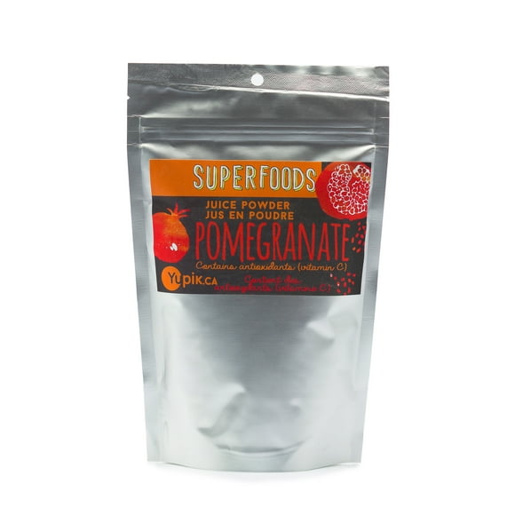Yupik Organic Pomegranate Juice Powder (Spray-Dried), 250 Gram