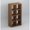 Walnut, variant on Leumius 8-Cube Open Back Storage Organizer, 2x4 Bookcase Shelving Unit for Home and Office, White