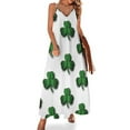 thumbnail image 1 of Shamrock - Vestido sin mangas con corte 3D, vestidos de noche de lujo 2024, ropa de fiesta, 1 of 7