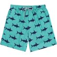 thumbnail image 1 of SURJDE Mens Swim Trunks Quick Dry Mens Board Shorts Bathing Suits Mens Swim Trunks with Compression Liner, 1 of 6