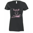 thumbnail image 2 of NanyCrafts Baseball Mom Women's V-Neck Shirt, 2 of 2