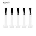 thumbnail image 6 of Grofry 100 Pcs Nail Polish Replacement Brush Set Dipping Powder Liquid Brush Soft Bristles Disposable Mini Nail Art Brush Gel Polish Applicator Brush Head, 6 of 8