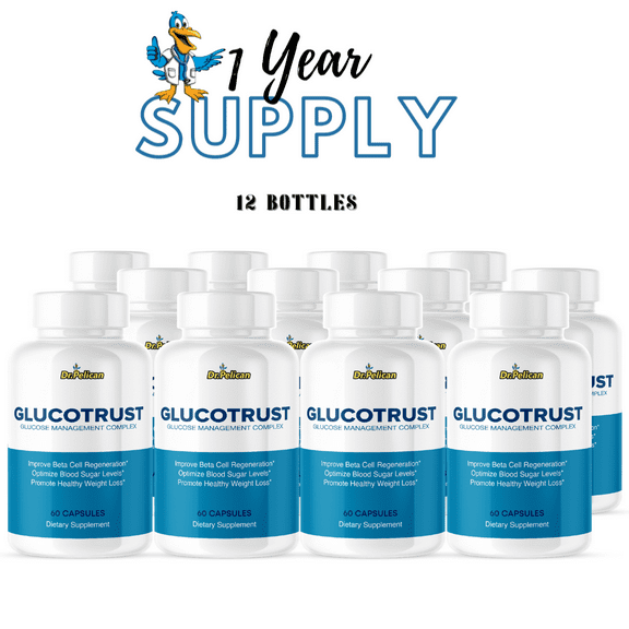 Glucotrust- Blood Support-720 Capsules-Dr. Pelican