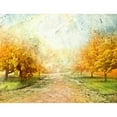 thumbnail image 3 of Mabat, Ynon 24x19 Black Modern Framed Museum Art Print Titled - Oak Path, 3 of 5