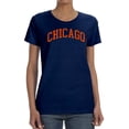 thumbnail image 2 of Wild Bobby Chicago CHI American Football Cities | Classic Varsity College Style Fantasy Fan, Trendy Team Streetwear Sports Womens Graphic T-shirt, 2 of 6