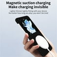 thumbnail image 6 of Allytechgroup Carbon Fiber Samsung Galaxy Z Flip 7 Case, Shockproof Phone Case for Samsung Galaxy Z Flip 7 with Kickstand and Magnetic Back Cover Compatible with Mag-safe Car Mount, Blacksilver, 6 of 6