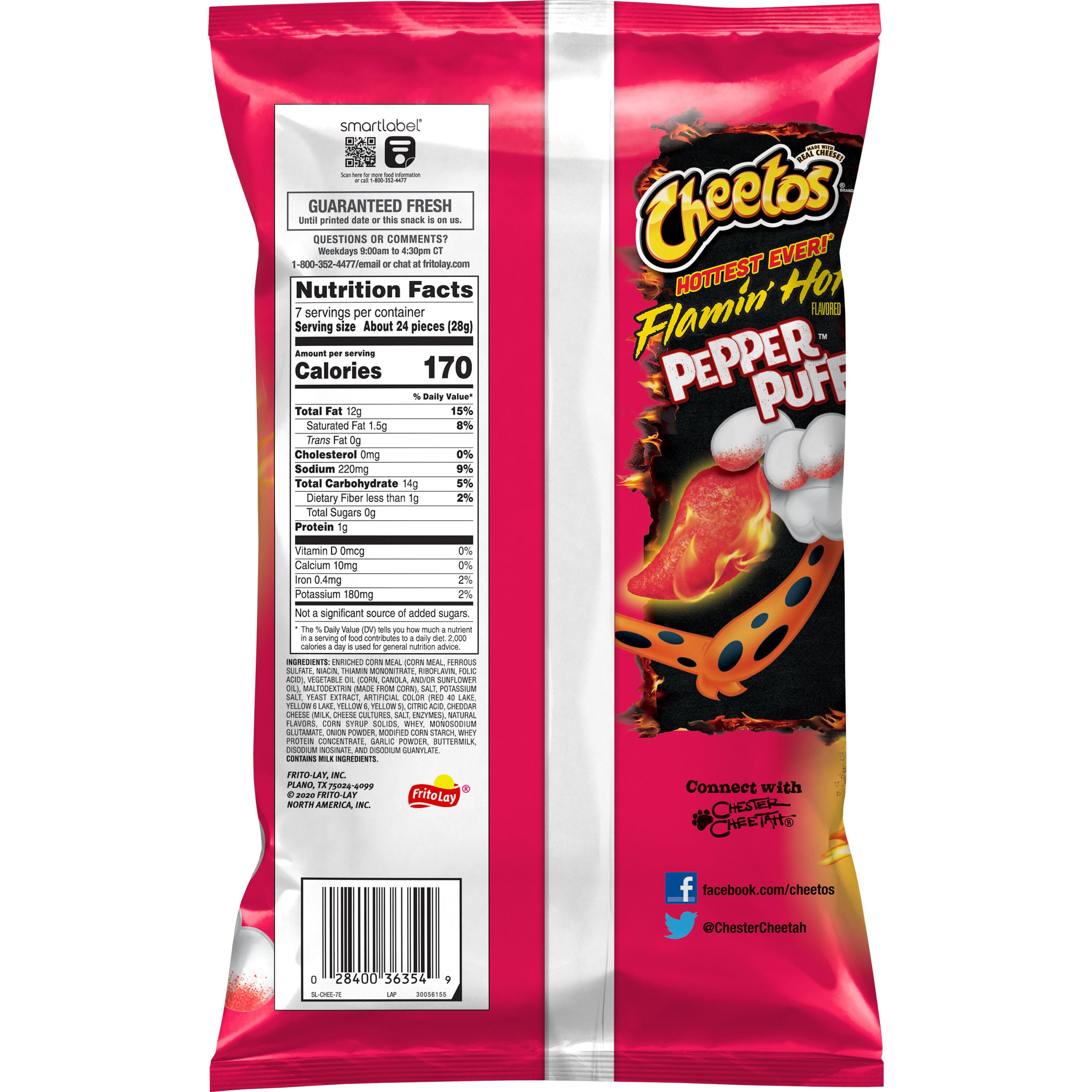 CHEETOS Flamin Hot Pepper Puffs - 7 OZ - Star Market