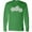 Kelly Green, variant on Inktastic Distressed Motorcycle Long Sleeve T-Shirt