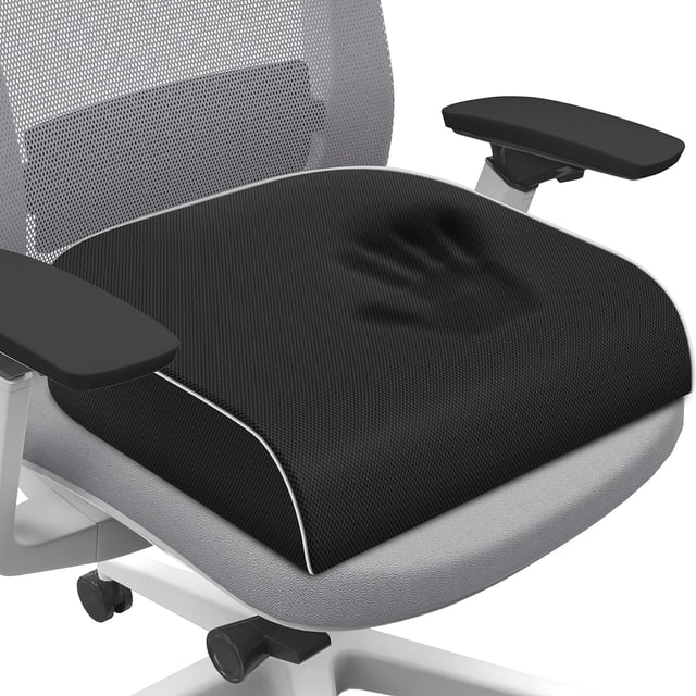 Cojín de asiento SweetSlubr de espuma viscoelástica para aliviar el dolor del coxis