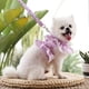 thumbnail image 3 of Stylish Floral Dog Vest Harness & Leash Set - No Pull & Breathable Comfort for Your Furry Friend!, 3 of 4
