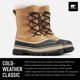 thumbnail image 2 of Bota Sorel Caribou Waterproof para mujer Buff Talla 7.5, 2 of 7