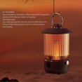 thumbnail image 2 of 260ml Retro Humidifier with Light, Quiet Multi-Function Camping Lamp, Aromatherapy Diffuser, Essential Oil Diffuser, Dark Brown, 2 of 4