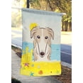 thumbnail image 2 of Carolines Treasures BB2096CHF Borzoi Été Plage Toile Maison Drapeau, 2 of 4