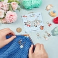 thumbnail image 3 of 24 Pcs Handbag Bowknot Stitch Markers Enamel Alloy Crochet Stitch Marker Charms Removable Leverback Clasps Locking Stitch Marker for Knitting Weaving Sewing Jewelry Making for DIY, 3 of 6