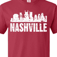 thumbnail image 4 of Inktastic Nashville Skyline Grunge T-Shirt, 4 of 5