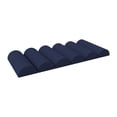 thumbnail image 1 of Cojín ergonómico de apoyo para la espalda con bolsillo lateral y cierre de cremallera para mayor versatilidad. Azul, 1 of 8
