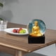 thumbnail image 5 of Estatua de Buda sentado budismo tailandés meditando hogar y jardín escultura Base negra, 5 of 9