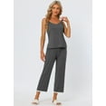 thumbnail image 2 of DARING DIVA Women's Soft Modal Sleeveless Pajama Sets XL Gray, 2 of 6