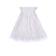 thumbnail image 5 of Girls Dress Off White Lace Stand-up Collar Ruffle Flare Sleeve Pompom 4 Years, 5 of 6