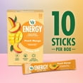 thumbnail image 4 of (12 pack) V8 Energy Peach Mango Energy Drink Powder, .10 oz Packet (10 Count), 4 of 14