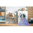 thumbnail image 2 of Ahgly Company Machine Washable Indoor Square Transitional Sky Blue Area Rugs, 6' Square, 2 of 7