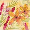 thumbnail image 3 of Dyer, Beverly 12x12 Black Modern Framed Museum Art Print Titled - Sunset Plumeria II, 3 of 5