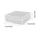 thumbnail image 2 of Acrylic Square Display Box, 4.3*4.3*1.6In Clear Storage Case, Transparent Organizer Box For Jewelry, Crafts, Small Items, Desktop Decoration, Gift Packaging, 2 of 6
