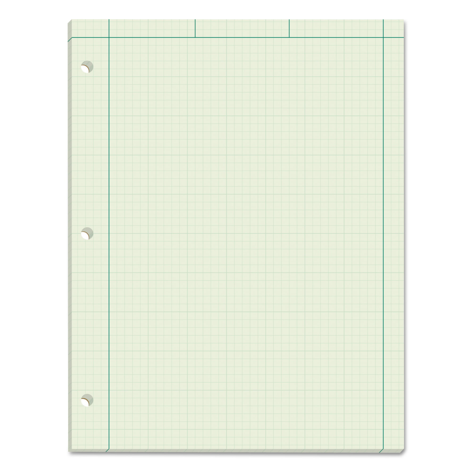 Roaring Spring 95389 Engineer Calculation Pad 8.5 x 11" 5 Square Grid 200 Sheets 