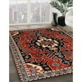 thumbnail image 3 of Ahgly Company Machine Washable Indoor Rectangle Traditional Dark Almond Brown Area Rugs, 6' x 9', 3 of 7