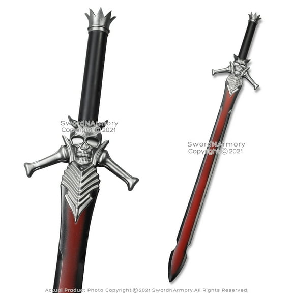 FOAM Devil Cry Sword Rebellion Dante Devil Skull Blood Fantasy Cosplay LARP Costume Gift