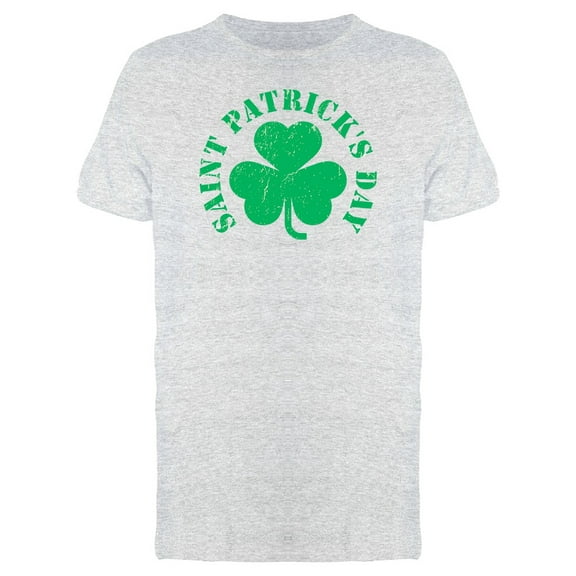 Saint Patricks Day Grunge T-Shirt Men -Image by Shutterstock, Male Medium