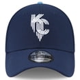 thumbnail image 2 of Men's New Era Navy Kansas City Royals 2022 City Connect 39THIRTY Flex Hat, 2 of 6