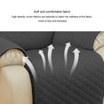 thumbnail image 4 of Toystoory Funda para silla reclinable, correas elásticas ajustables, antideslizante, lavable, muebles de Hotel para el hogar, sillón, fundas Decoración del hogar Gris oscuro L Toystoory  HA067612-03, 4 of 6